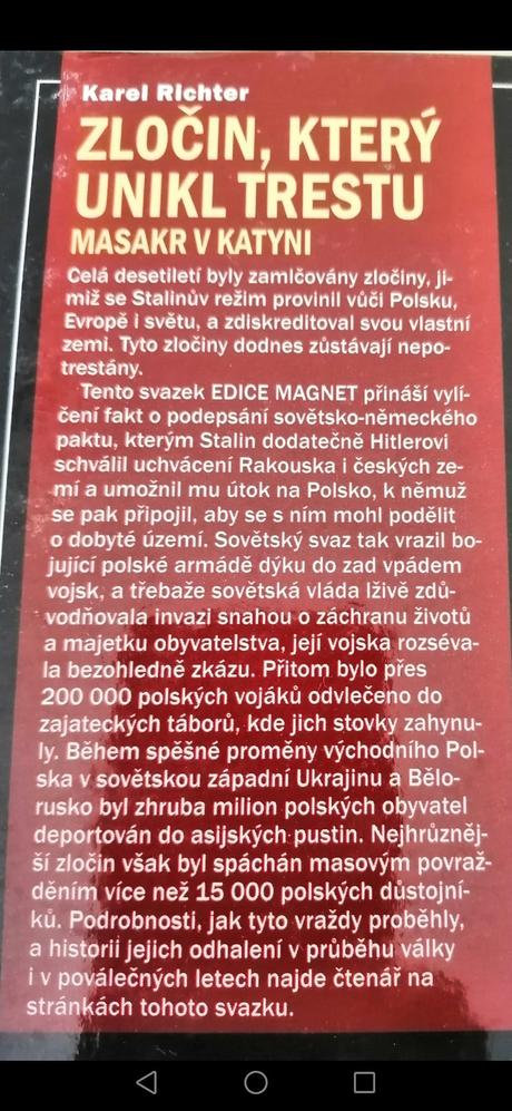 Zločin, který unikl trestu masakr v katyni, 