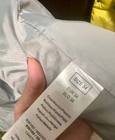 Šedy prechodny kabat, orsay, veľkosť 34/36, orsay,34