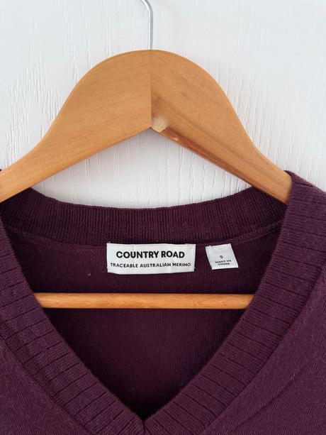 Gaštanový vlnený sveter, m