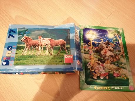 Puzzle koníky,