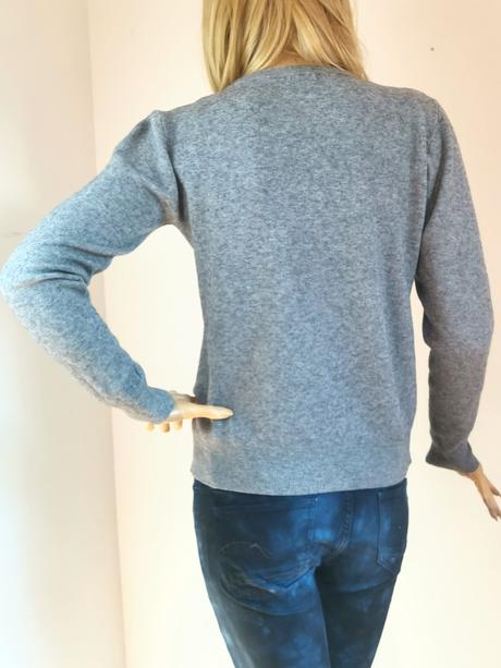 Marinello - šedý dámsky svetrík, s