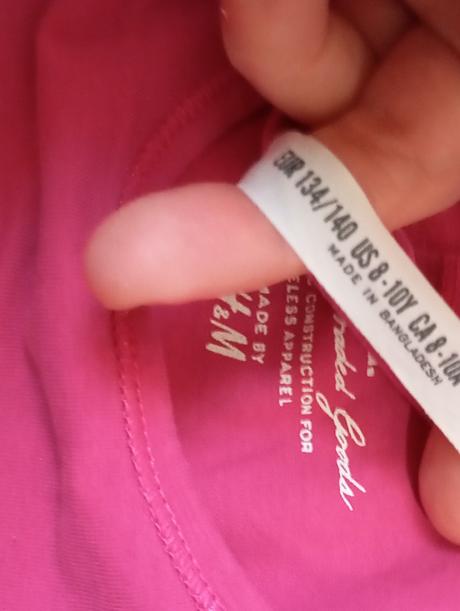 4x tričká (natielniky), h&m,140