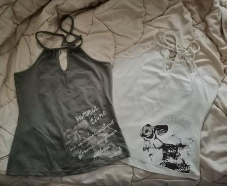 Tričká okolo krku, l