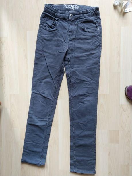 Sivé nohavice, c&a,170