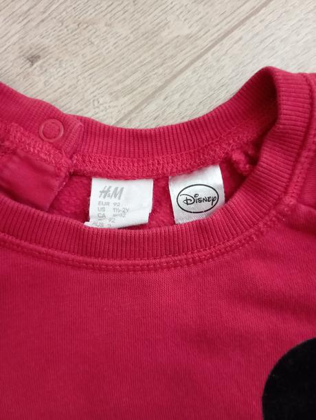 Mikina, mickey, hm, 92, h&m,92