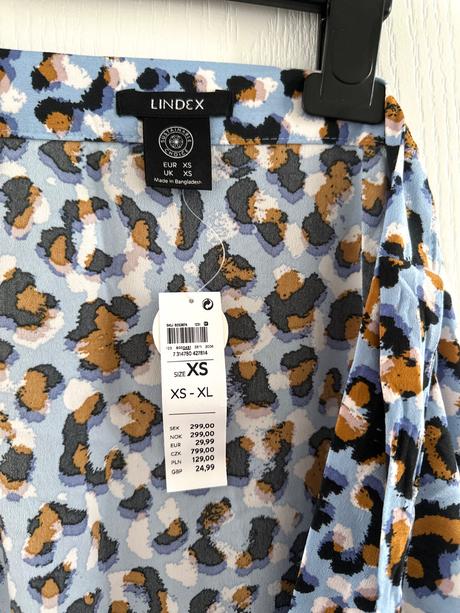 Midi zavinovacia sukňa, lindex,xs