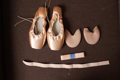 Nové baletné špičky (38,5) s príslušenstvom, bloch,38 / 39