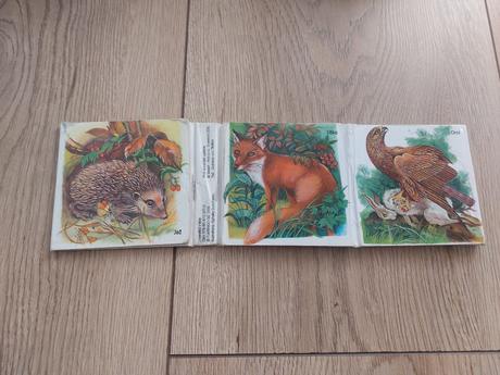 Leporelo zvieratká v lese,