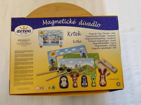 Magnetické divadlo krtko, detoa, 6 figúrok, 