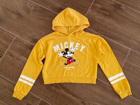 Žltá mikina, h&m,134