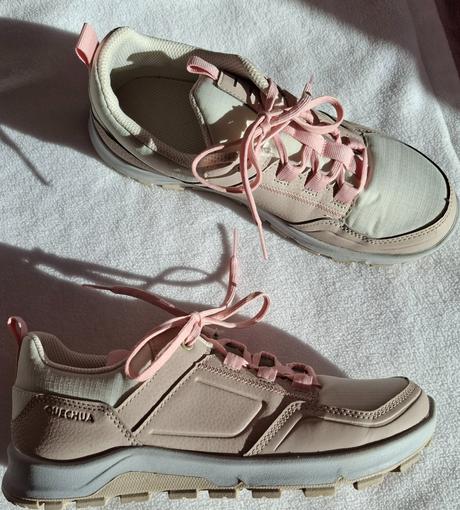 Turistické topánky z decathlonu 1 x obuté, quechua,38