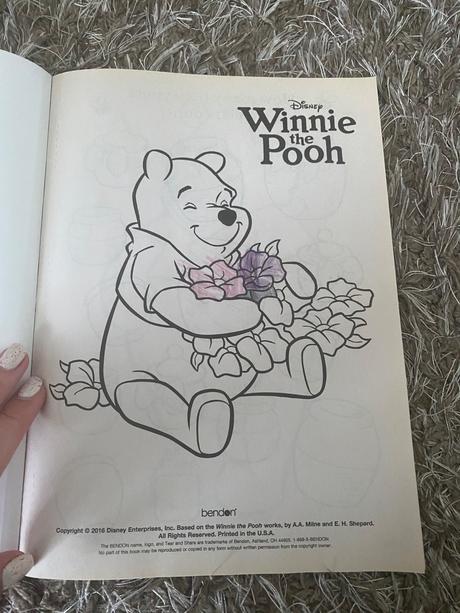 Omaľovánky macko pu,