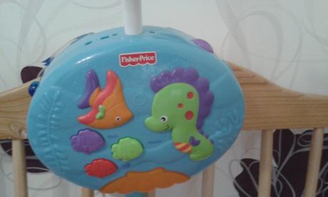 Krásny kolotoč na postielku s adaptérom,