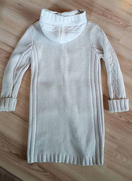 Dlhý biely next sveter na jar, next,116