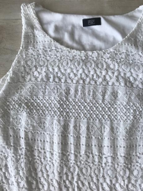 Šaty čipkované, f&f,xs