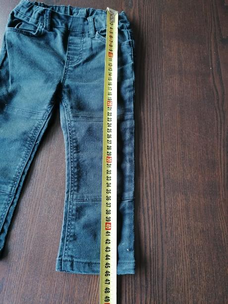 Čierne slim, h&m,92