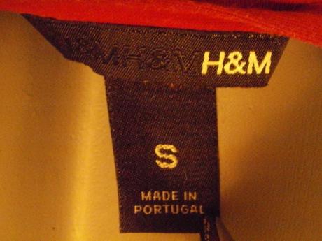 Tričko okolo krku, h&m,s