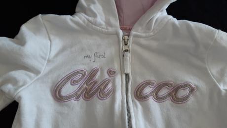 Biela mikinka chicco, chicco,80