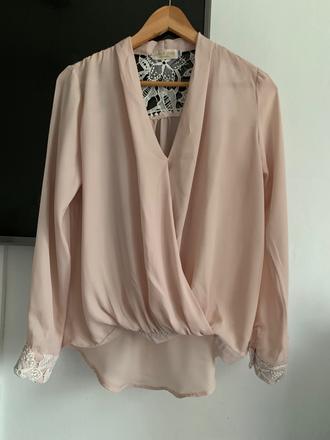 Čipkovaná blúzka, s