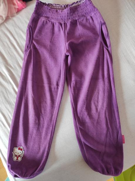 Tepláky velúrové č. 110/116, 110