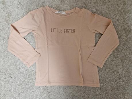 Tricko little sister 122/128, h&m,122