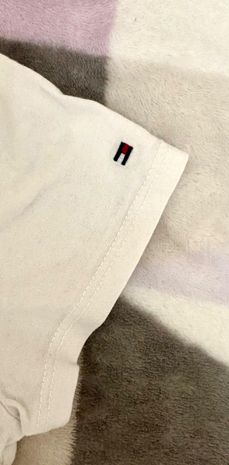 Tommy hilfiger tričko biele unisex, tommy hilfiger,140