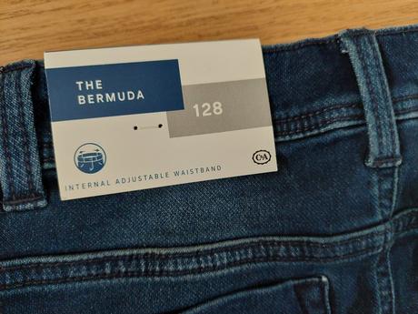 Rifľové kraťasy z mäkkej rifľoviny, c&a,128