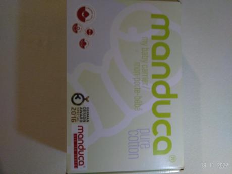 Manduca pure cotton dark grey, manduca