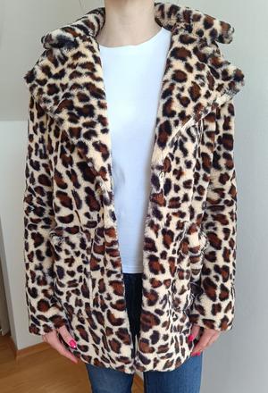 Kabátik na jar so zvieracím vzorom, 38