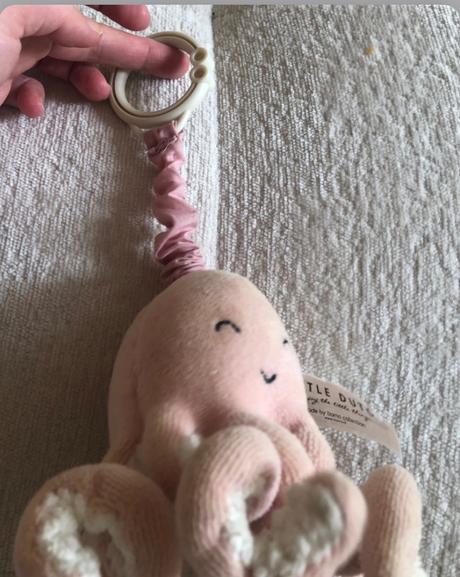 Ružová naťahovacia vibračná chobotnica little dutc, 