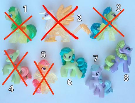 Figúrky poníkov my little pony z blind bags,