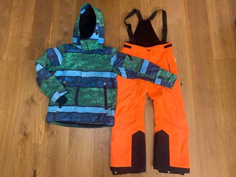 Reima zimná lyžiarska bunda a otepľovačky 140/146, reima,140