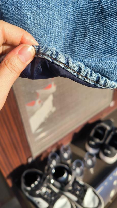Riflova mierne zateplená bunda, zara,140