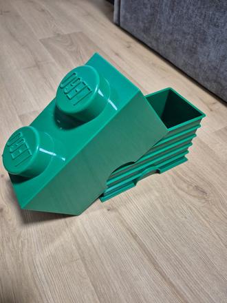 Úložný box na lego 2x1,