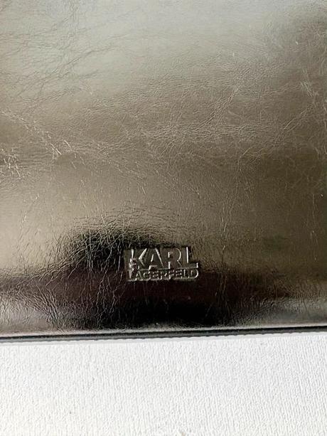 Karl lagerfeld k/stone tote bag čierna, karl lagerfeld