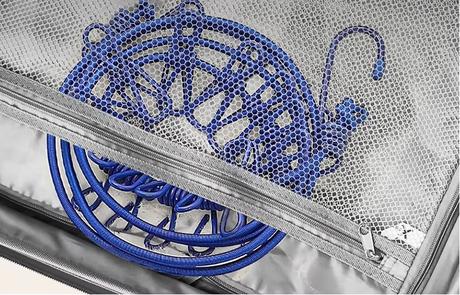 Multifunkčná výsuvná šnúra na bielizeň s 12 klipmi,