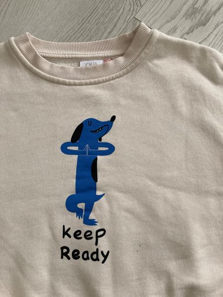 Biela zara psík mikinka, zara,110