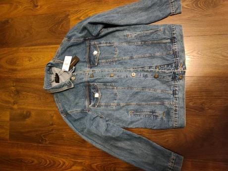 Rifľová bunda denim, gate,l