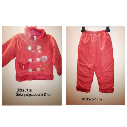 Zimné nohavice + bunda, 92