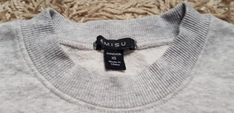 Oversize mikina s nápisom, amisu,xs