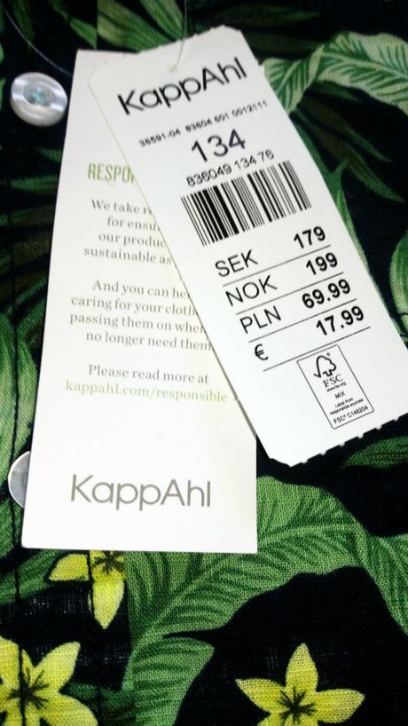 Krásna ľahká košeľa pre chlapca., kappahl,134