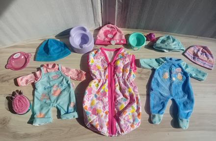 Oblečenie a doplnky pre bábiky baby born a anabell, 