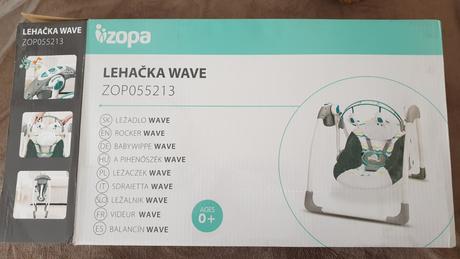 Zopa hojdačka wave elephant green, 