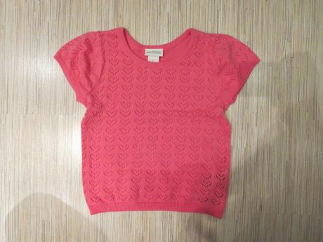 Srdiečkový top z biobavlny - h&m, veľ. 98/104, h&m,104