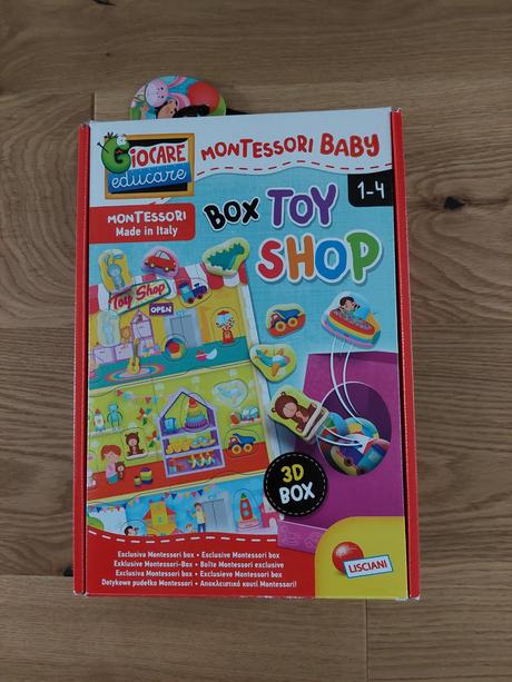 Montessori box - toy shop, 