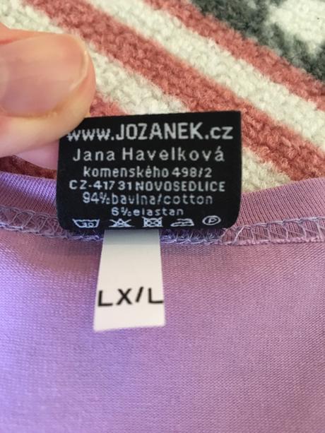 Tehotenské tričko s 3/4 rukávom, l