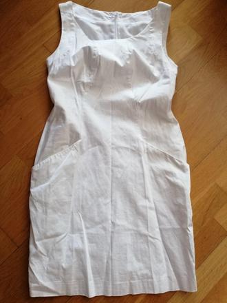 Biele šaty, orsay,40