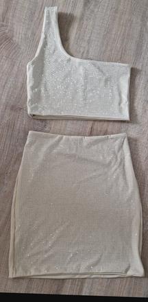 Sukňa a cropp top, 158, xs, xs