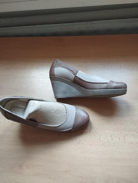 Pohodlné kožené lodičky, 39