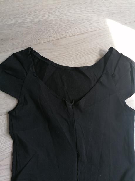 Čierne elastické šaty, xs, xs